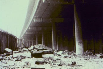 WWT SLIDE - under m'way after build? rubble